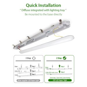 IP65 LED Batten light - Imagen 4