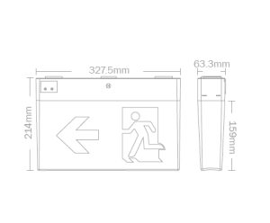 LED Exit light — изображение 4